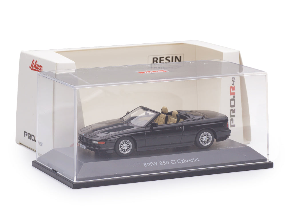 Schuco 1:43 BMW 850 CI Cabriolet (E31) Black 450914900