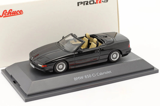 Schuco 1:43 BMW 850 CI Cabriolet (E31) Black 450914900