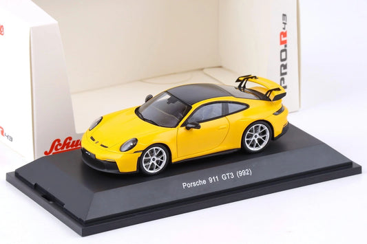 Schuco 1:43 Porsche 911 992 GT3 Yellow 450919200