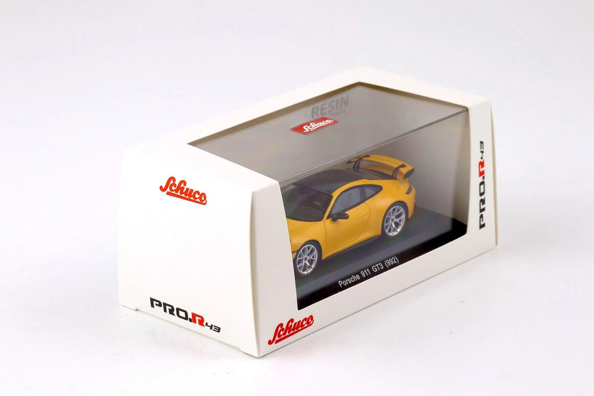 Schuco 1:43 Porsche 911 992 GT3 Yellow 450919200