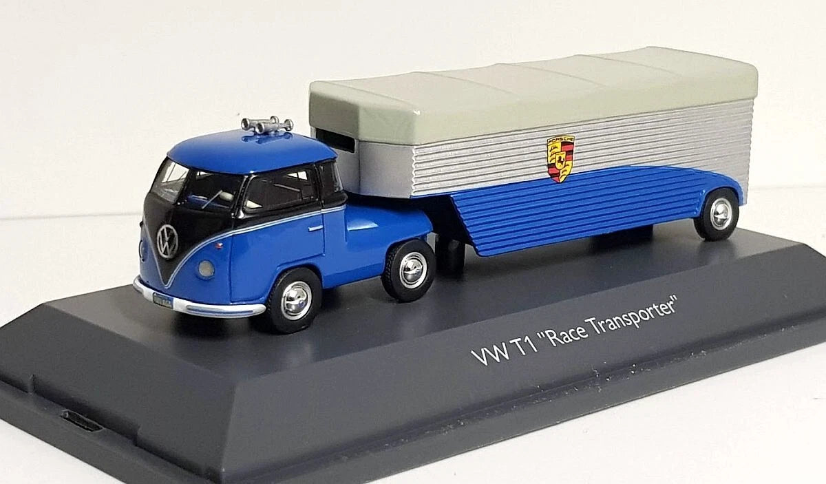Schuco 1:64 Volkswagen T1 Continental Motors Porsche Transporter 452001500