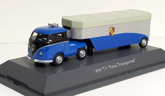 Schuco 1:64 Volkswagen T1 Continental Motors Porsche Transporter 452001500