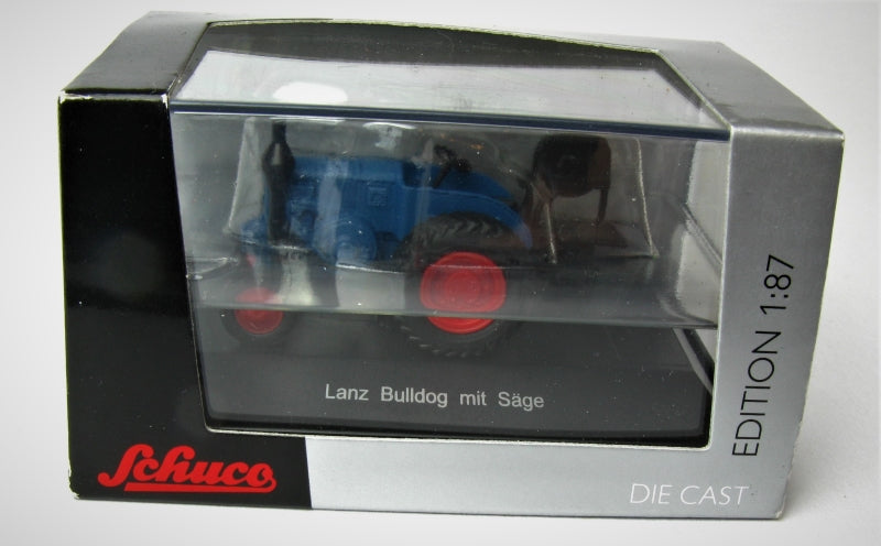 Schuco 1:87 Lanz Bulldog Model Tractor with Saw Tractor 452622800
