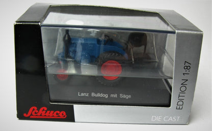 Schuco 1:87 Lanz Bulldog Model Tractor with Saw Tractor 452622800