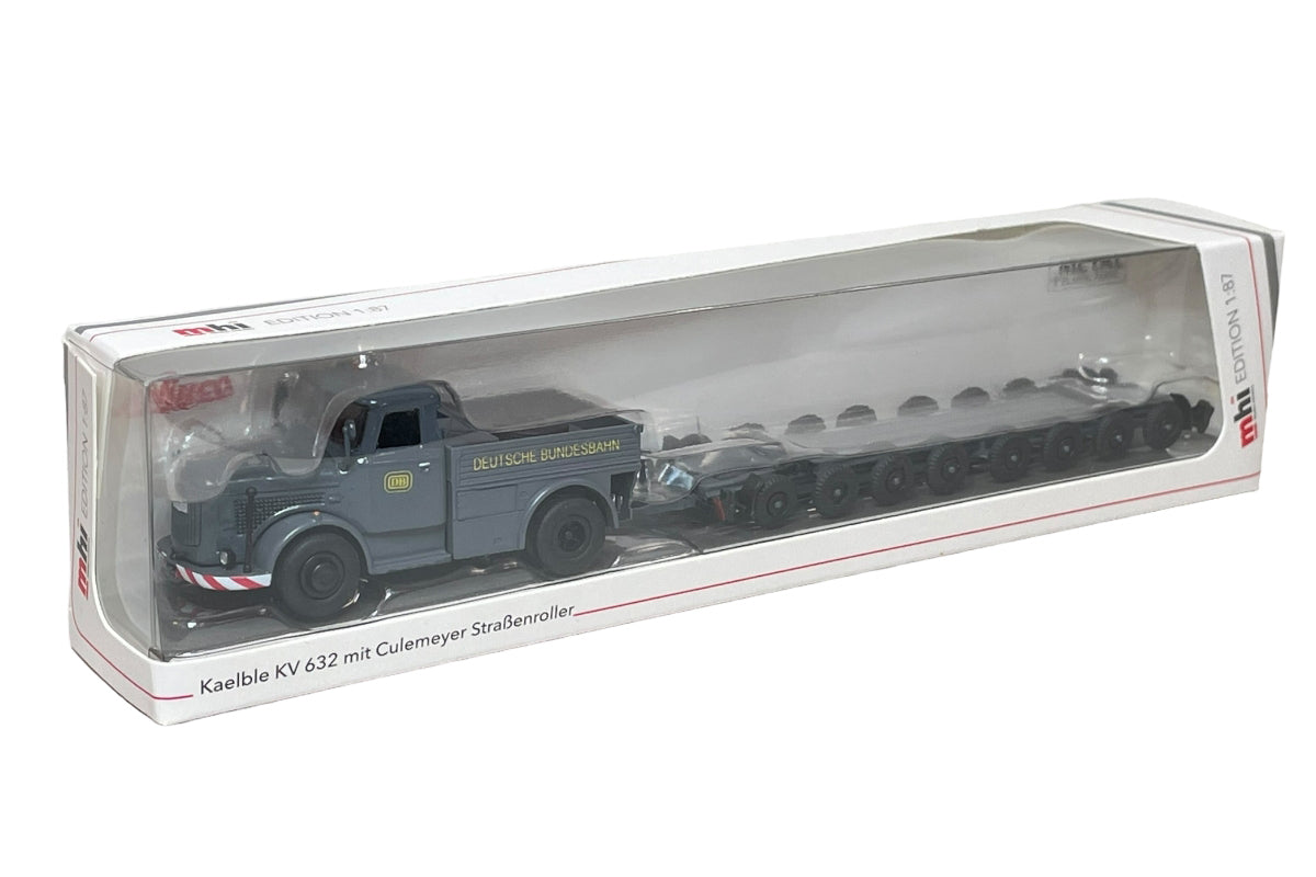 Schuco 1:87 Kaelble KV 632 Heavy-Load Truck with Culemeyer Road Roller 452657600