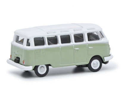 Schuco 1:87 Volkswagen T1 Samba Green/White 452670700