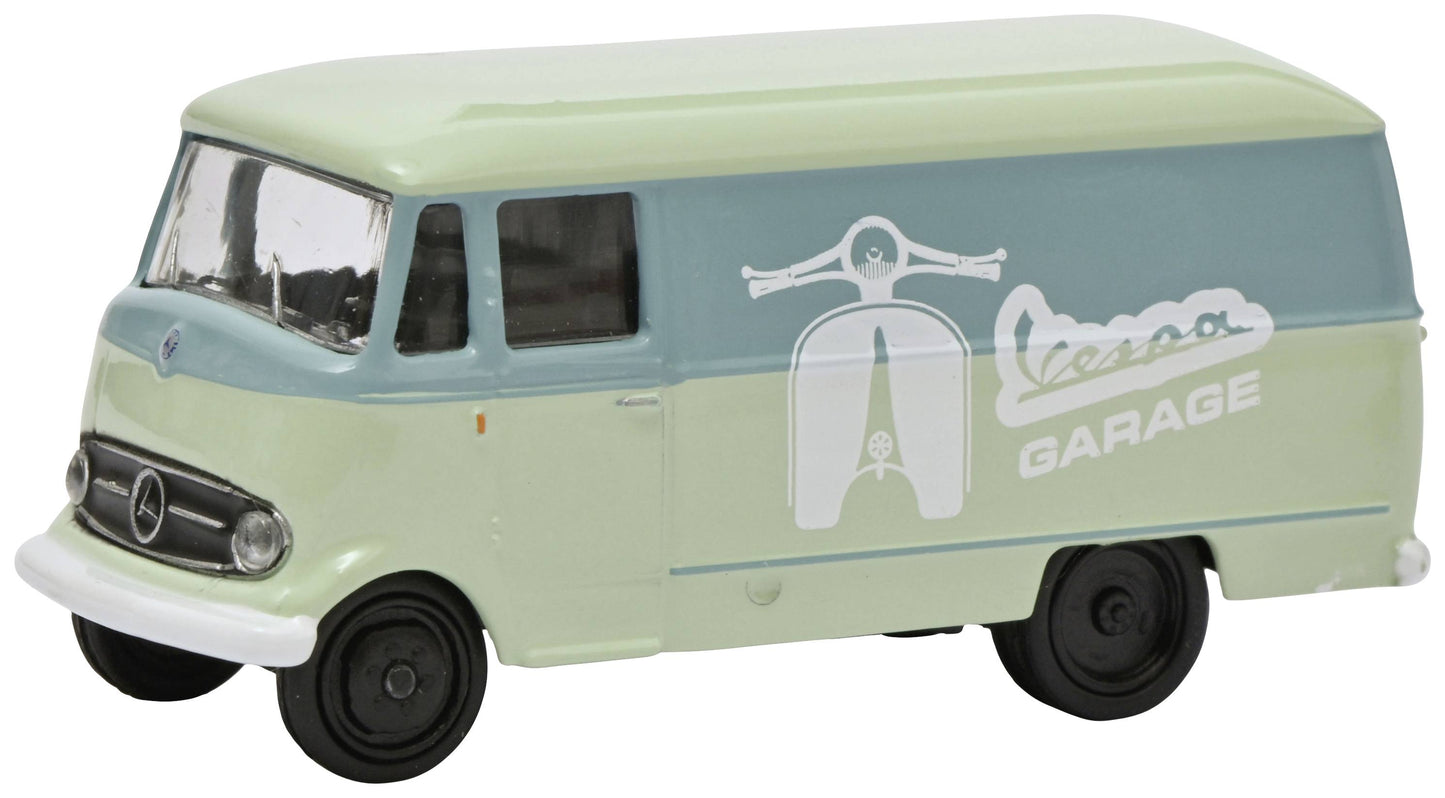 Schuco 1:87 3-Vehicle Set Mercedes-Benz L319 Volkswagen T1 Flatbed and Vespa 452671700