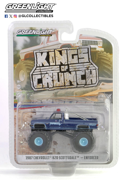 GreenLight 1:64 Kings of Crunch Series 14 - Enforcer - 1987 Chevrolet K20 Scottsdale 49140-C