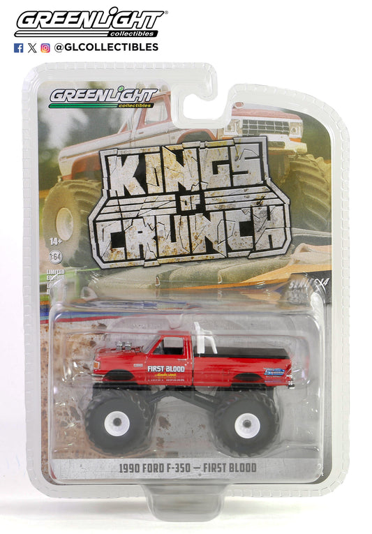 GreenLight 1:64 Kings of Crunch Series 14 - First Blood - 1990 Ford F-350 49140-F