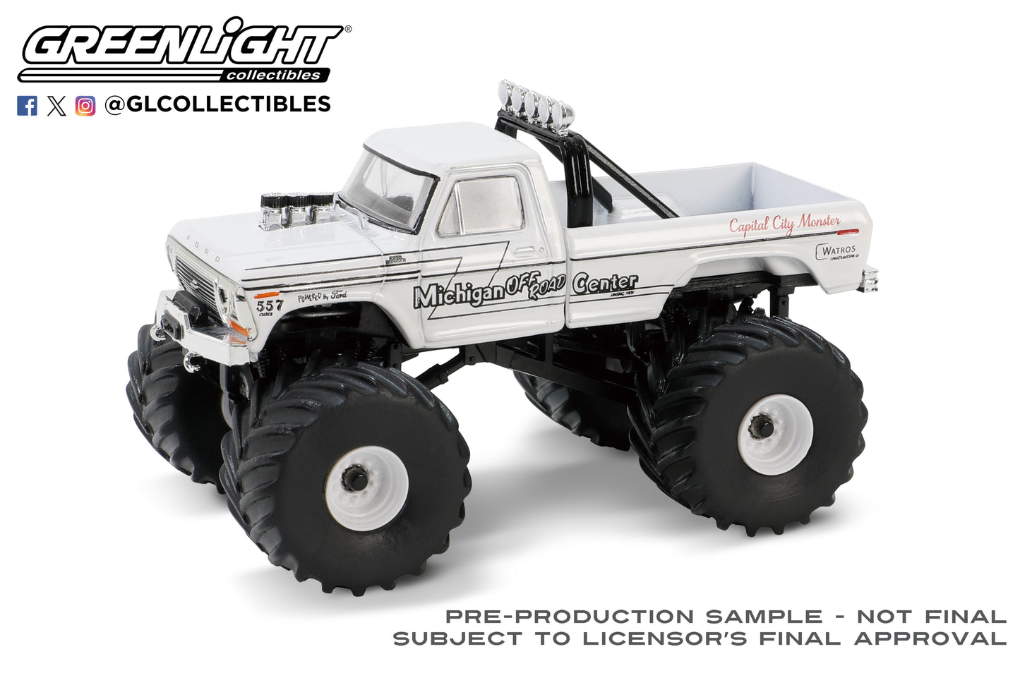GreenLight 1:64 Kings of Crunch Series 15 - Capitol City Monster - 1978 Ford F-250 49150-A