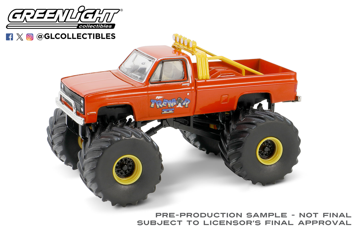 GreenLight 1:64 Kings of Crunch Series 15 - Buffalo Tremor II - 1986 Chevrolet Chevy Silverado 49150-B