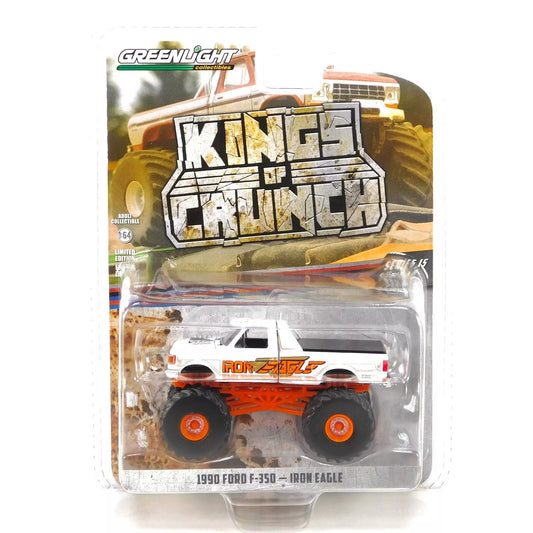 GreenLight 1:64 Kings of Crunch Series 15 - Iron Eagle - 1990 Ford F-350 49150-E