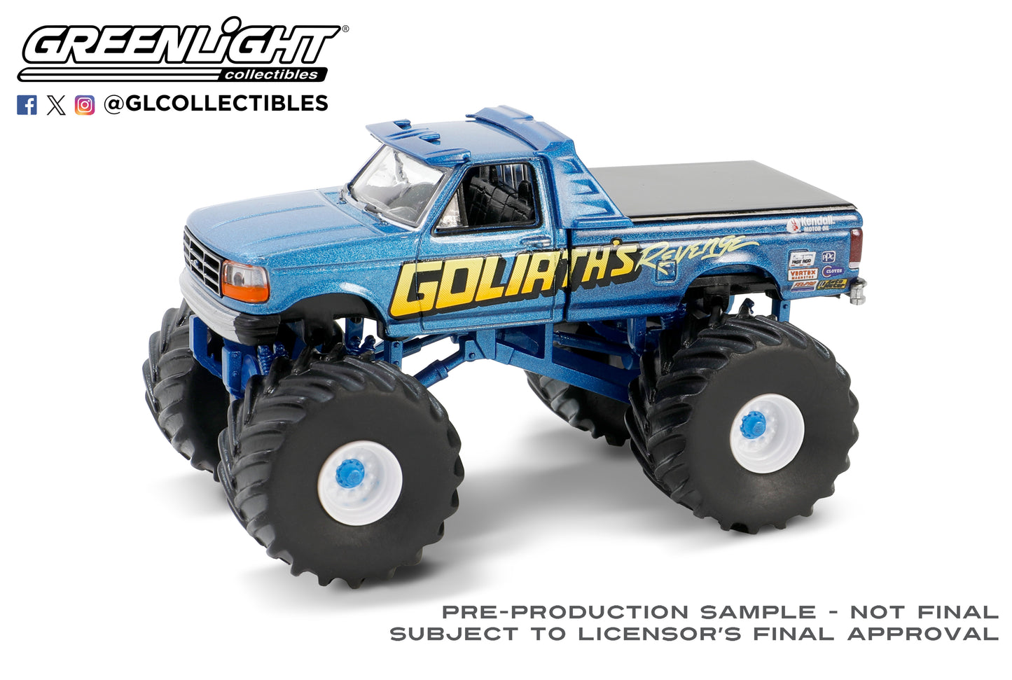 GreenLight 1:64 Kings of Crunch Series 15 - Goliath’s Revenge - 1992 Ford F-250 49150-F