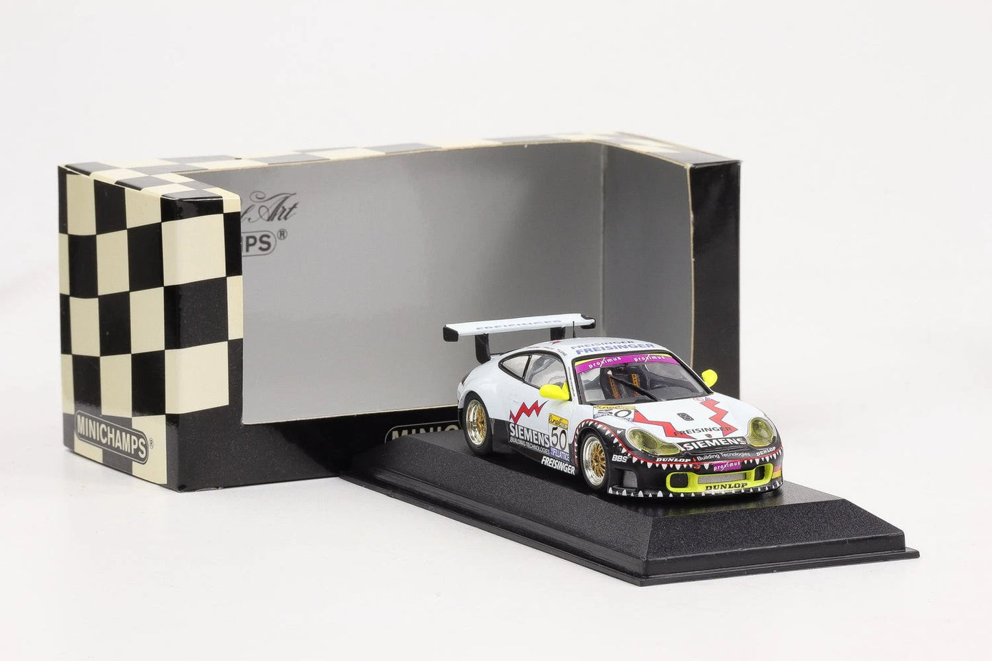 Minichamps 1:43 Porsche 911 GT3 RS – Ortelli/Lieb/Dumas – Winner– Freisinger Motorsport #50 24H SPA 2003 400036950