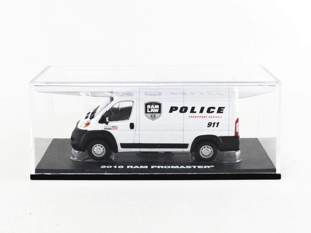 GreenLight 1:43 2018 Dodge Ram ProMaster 2500 Cargo High Roof - Ram Law Enforcement Police Transport Vehicle 86168