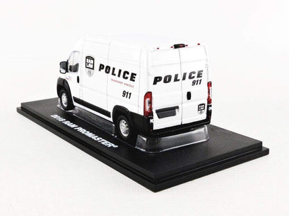 GreenLight 1:43 2018 Dodge Ram ProMaster 2500 Cargo High Roof - Ram Law Enforcement Police Transport Vehicle 86168