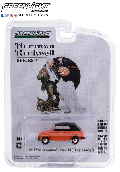 GreenLight 1:64 Norman Rockwell Series 5 - 1971 Volkswagen Thing (Type 181) - Trick or Treat 54080-E