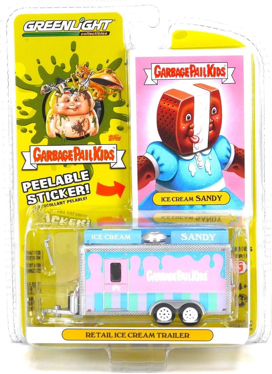 GreenLight 1:64 Garbage Pail Kids Series 5 - Ice Cream Sandy - Retail Ice Cream Trailer 54090-D