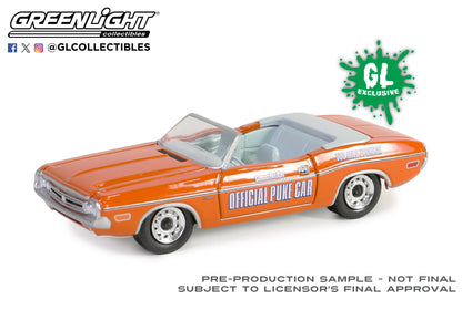 GreenLight 1:64 Garbage Pail Kids Series 6 - Joyriding Gina - 1971 Dodge Challenger Convertible 54100-F