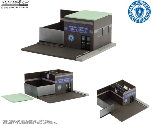 GreenLight 1:64 Mechanic s Corner Series 10 - Hot Pursuit Central Command - Massachusetts State Police 57101