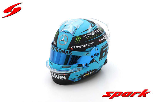 Spark 1:5 George Russell Helmet - Mercedes-AMG - 2023 F1 (Bell) 5HF088
