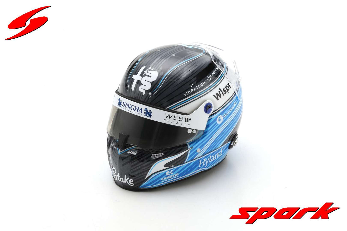 Spark 1:5 Valtteri Bottas Helmet - Alfa Romeo - 2023 F1 (Stilo) 5HF089
