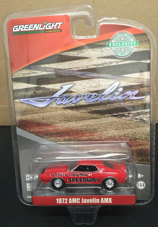 GreenLight 1:64 1972 AMC Javelin AMX Utica Rome Speedway Vernon, New York Official Pace Car 29948