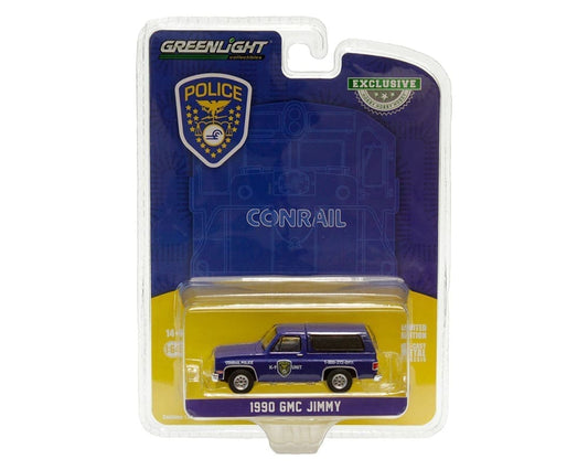 GreenLight 1:64 1990 GMC Jimmy - Conrail (Consolidated Rail Corporation) Police K-9 Unit (Hobby Exclusive) 30332