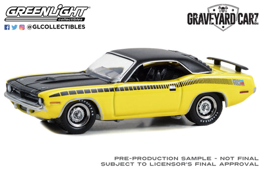 GreenLight 1:64 Hollywood Series 40 - Graveyard Carz (2012-Current TV Series) - 1970 Plymouth AAR Cuda (Season 3 - AAR You Ready For This) 62010-D