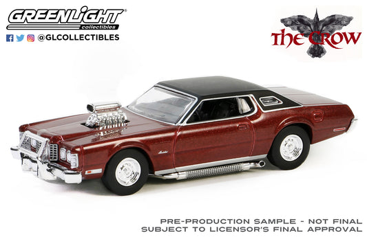 GreenLight 1:64 Hollywood Series 41 - The Crow (1994) - T-Bird’s 1973 Ford Thunderbird with Supercharger 62020-D