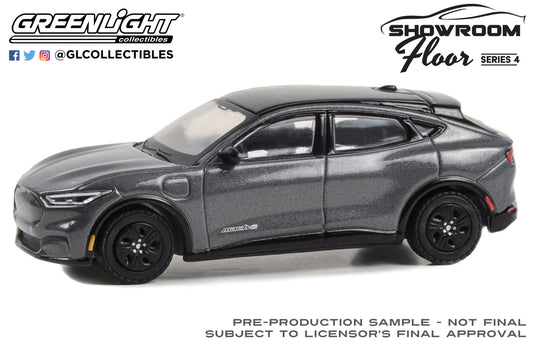 GreenLight 1:64 Showroom Floor Series 4 - 2023 Ford Mustang Mach-E California Route 1 - Carbonized Gray Metallic 68040-D