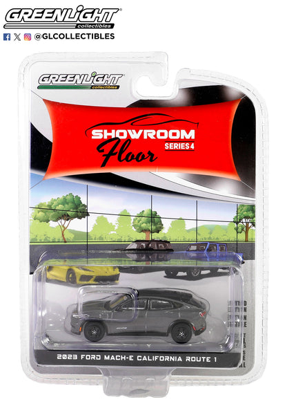 GreenLight 1:64 Showroom Floor Series 4 - 2023 Ford Mustang Mach-E California Route 1 - Carbonized Gray Metallic 68040-D