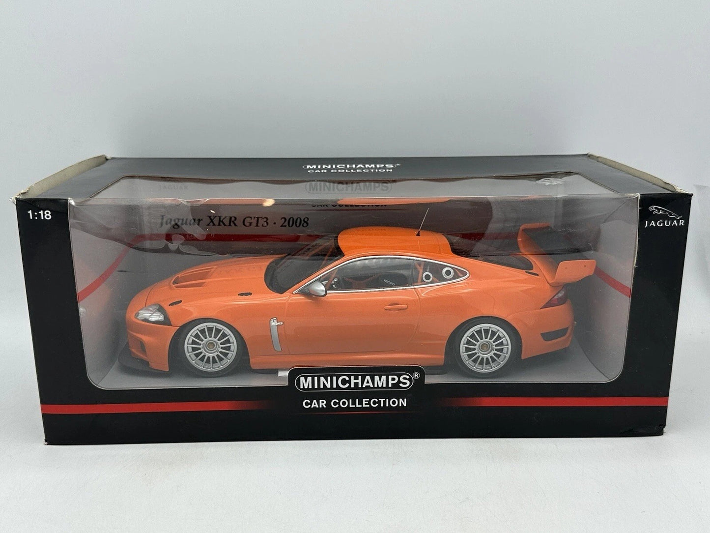 Minichamps 1:18 Jaguar XKR Gt3 2008 Orange 150081391