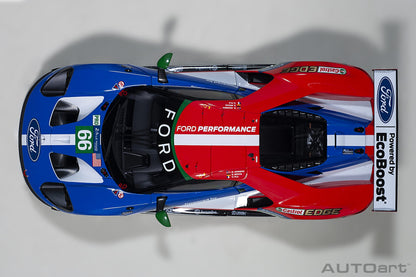 AUTOart 1:18 Ford GT GTE Pro Le Mans 24h 2016 #66 B.Johnson /S.Mucke /O.Pla 81610