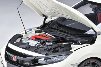 AUTOart 1:18 Honda Civic Type R (FK8) 2021 (Championship White) 73220