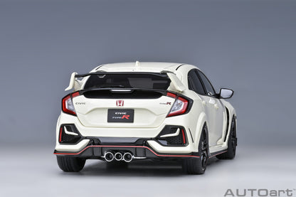 AUTOart 1:18 Honda Civic Type R (FK8) 2021 (Championship White) 73220