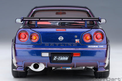 AUTOart 1:18 Nissan Skyline GT-R (R34) Z-tune (Midnight Purple) 77464