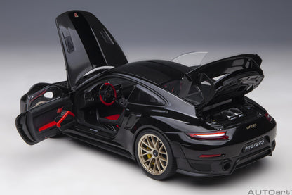 AUTOart 1:18 Porsche 911 (991.2) GT2 RS Weissach Package (Black) 78186