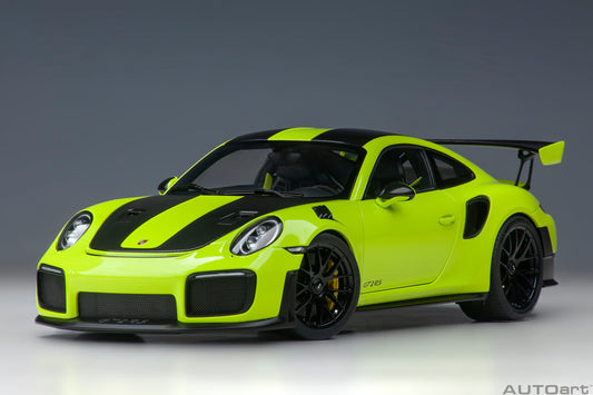 AUTOart 1:18 Porsche 911 (991.2) GT2 RS Weissach Package (Acid Green) 78187