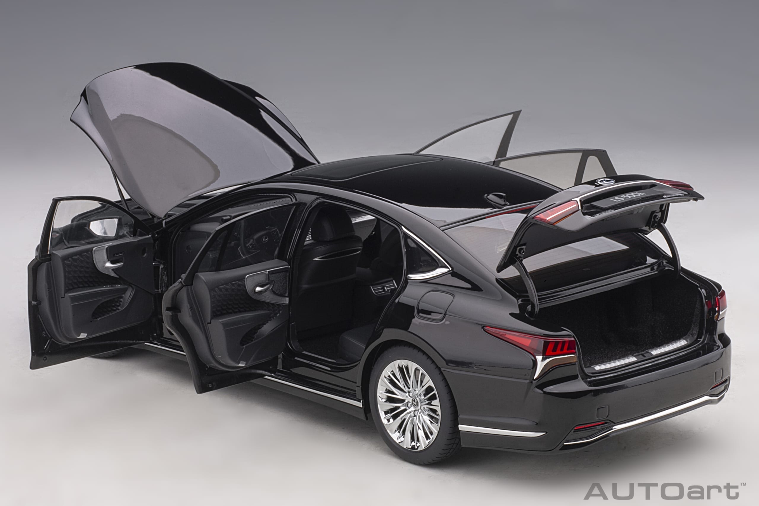 AUTOart Lexus LS500h 1:18 ブラック AUTOart 1:18 Lexus LS 500h (Black) 78868 – YomaCarModel