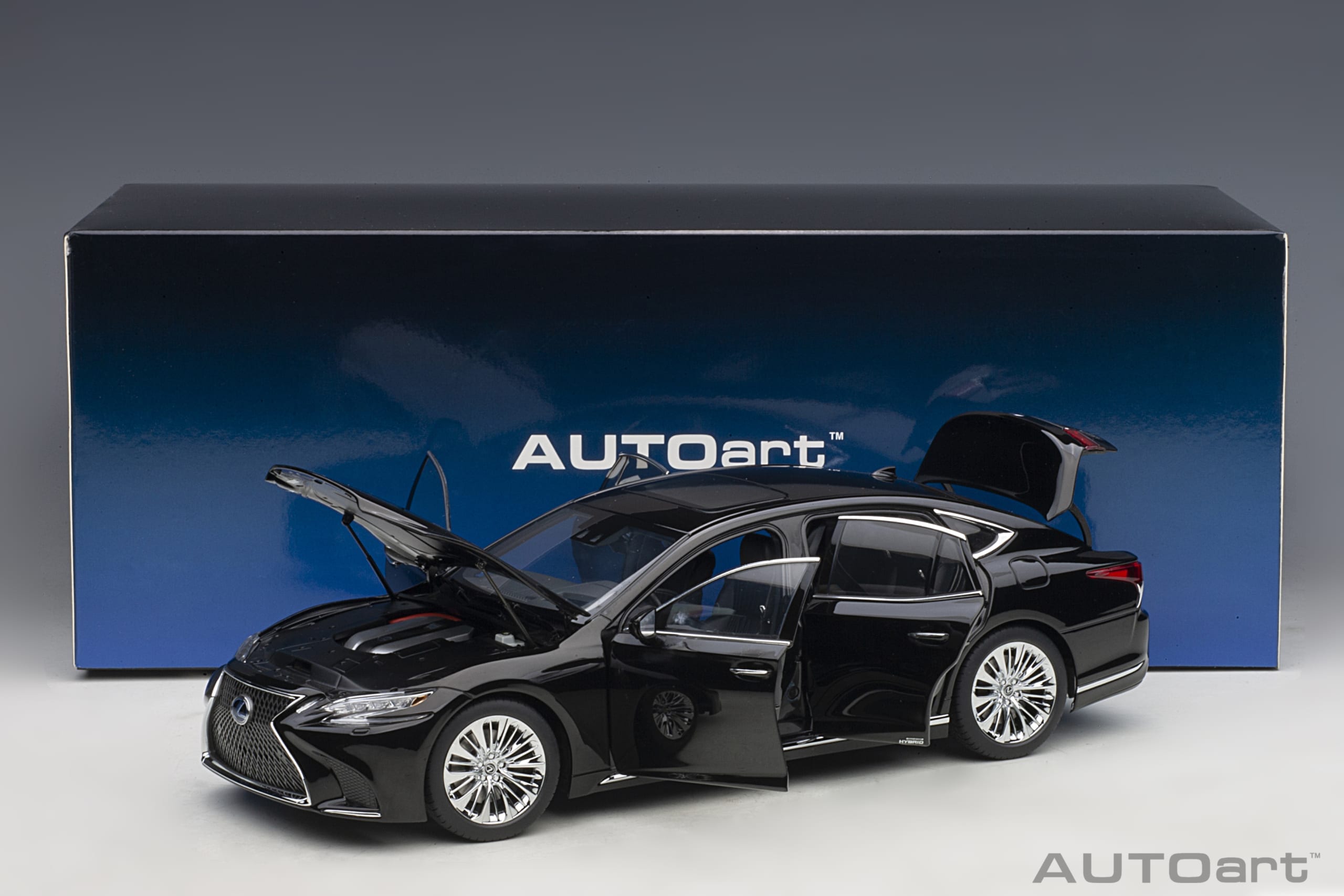 AUTOart 1:18 Lexus LS 500h (Black) 78868 – YomaCarModel