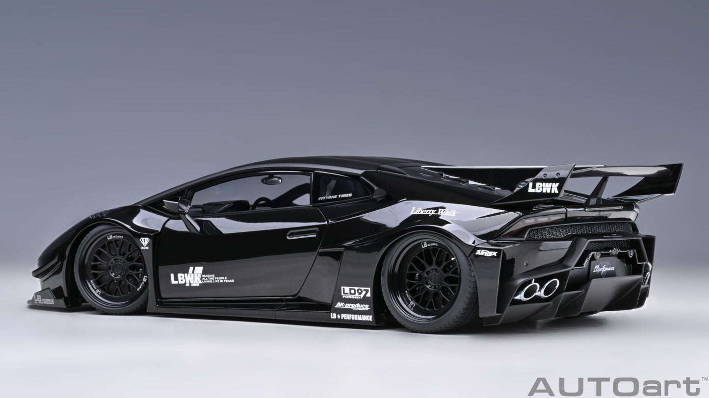 AUTOart 1:18 Liberty Walk LB Silhouette Lamborghini Huracan GT (Black) 79129