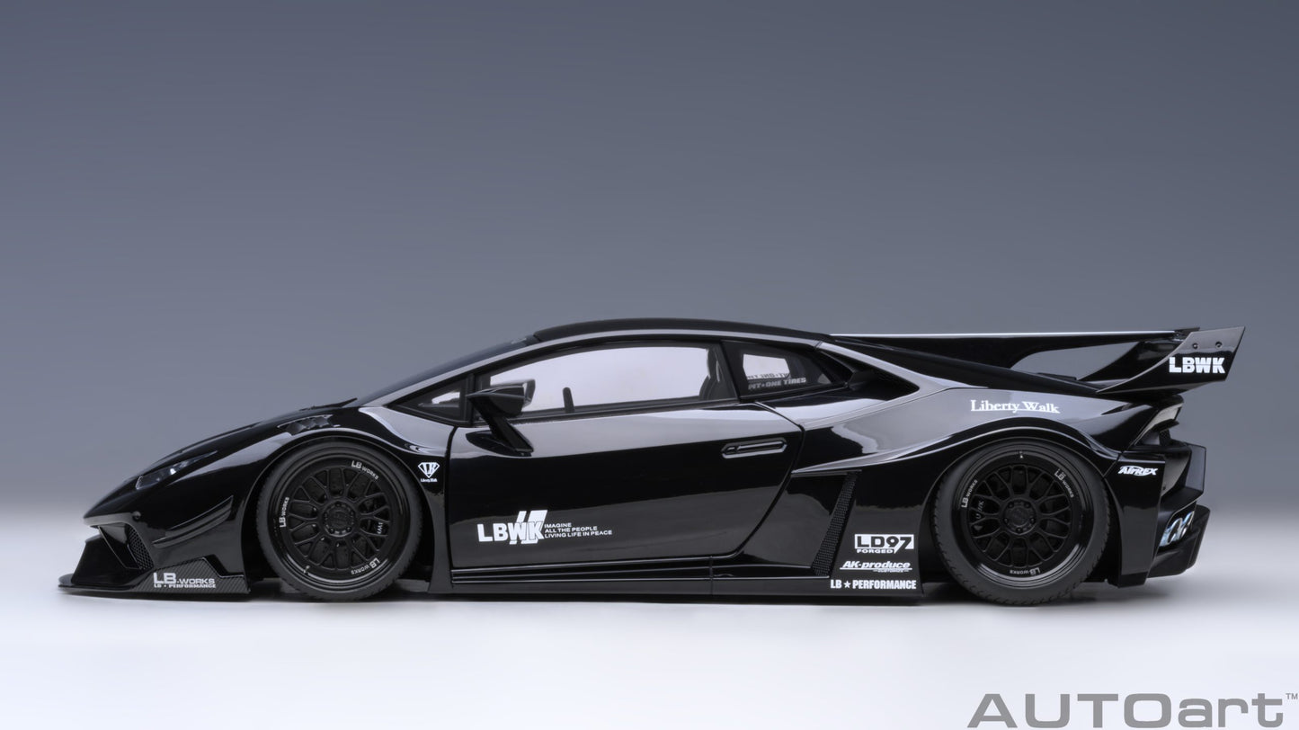 AUTOart 1:18 Liberty Walk LB Silhouette Lamborghini Huracan GT (Black) 79129