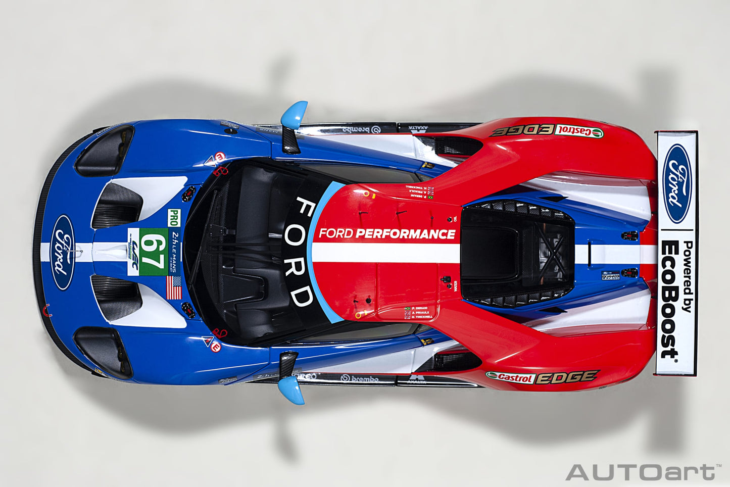 AUTOart 1:18 Ford GT Le Mans 2017 #67 P.Deravi/ A.Priaulx/ H.Tincknell 81710