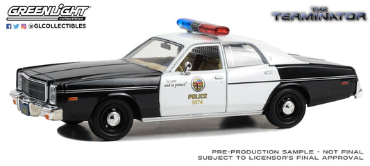 GreenLight 1:24 The Terminator (1984) - 1977 Plymouth Fury - Metropolitan Police 84193