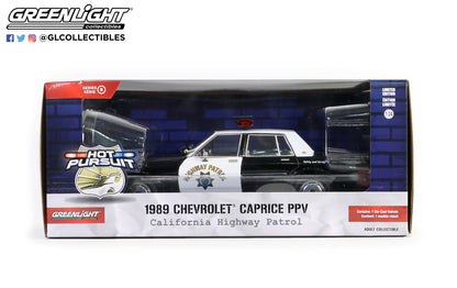 GreenLight 1:24 Hot Pursuit - 1989 Chevrolet Caprice Police - California Highway Patrol 85582