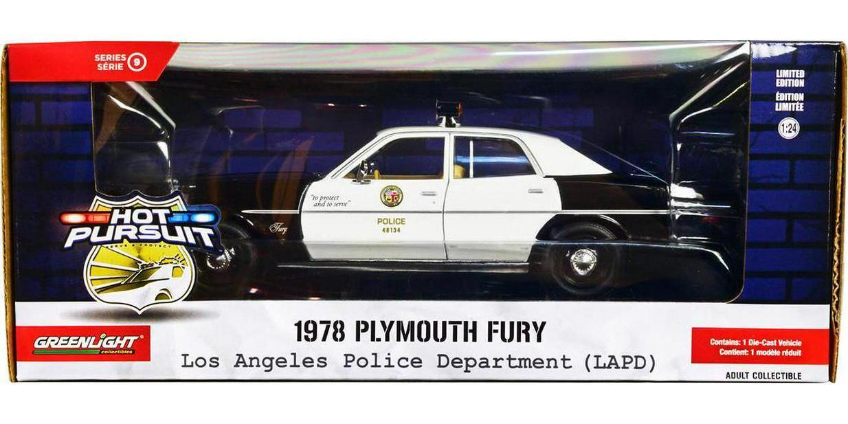 GreenLight 1:24 1978 Plymouth Fury - Los Angeles Police Department (LAPD) 85591