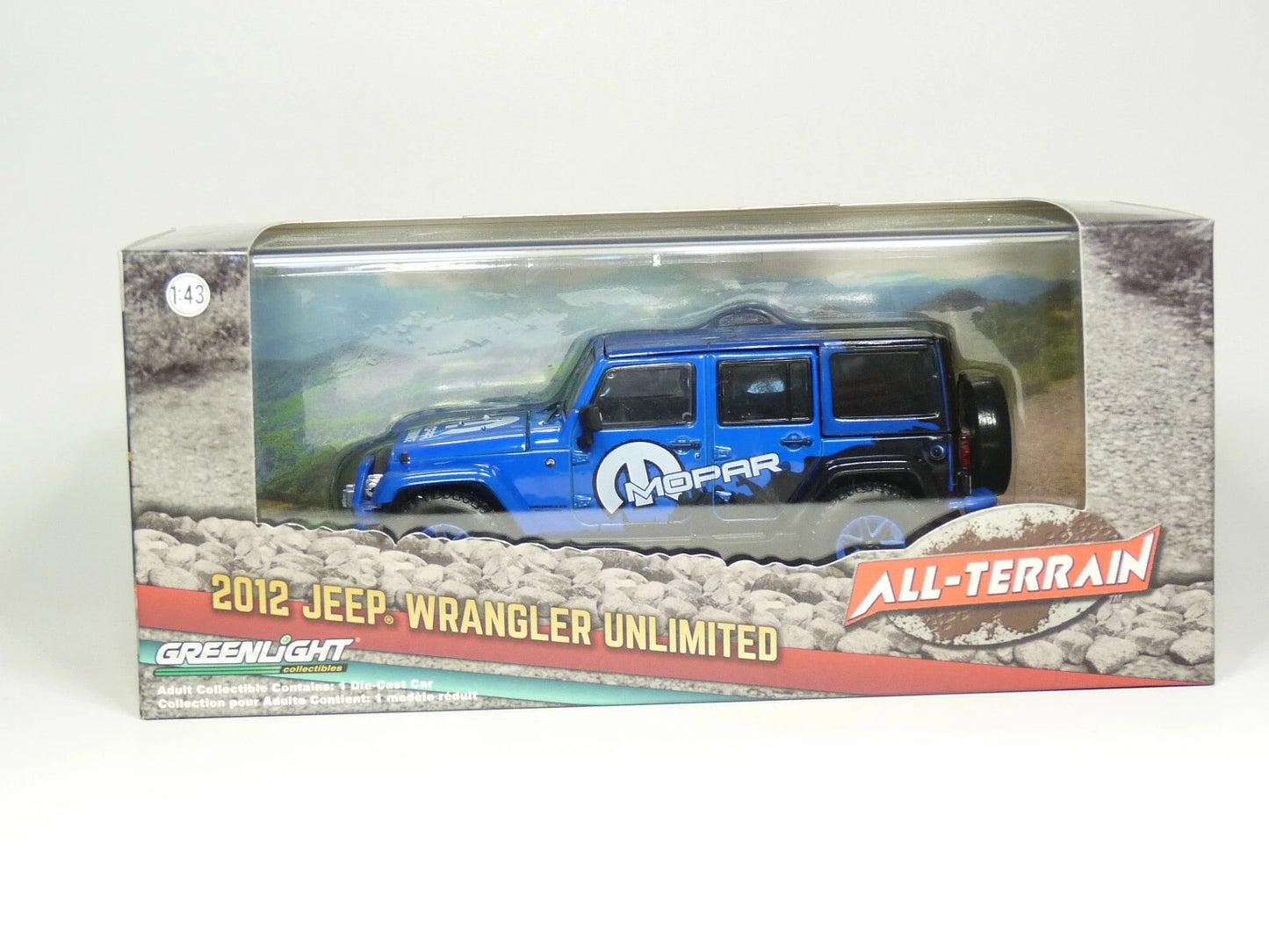 GreenLight 1:43 2012 Jeep Wrangler Unlimited - MOPAR Off-Road Edition 86099