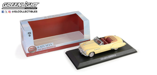 GreenLight 1:43 Rain Man (1988) - Charlie Babbitt's 1949 Buick Roadmaster Convertible 86618
