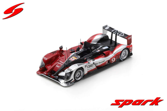 Spark 1:87 Audi R15 TDI + #9 Winner Le Mans 2010 T.Bernhard - R.Dumas - M.Rockenfeller 87LM10